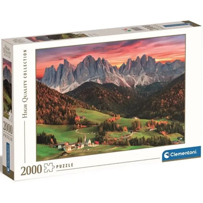 Val Di Funes, Olaszország HQC puzzle 2000 db-os – Clementoni