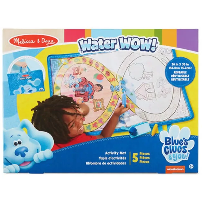 Melissa & Doug: Azúrkék rajzszőnyeg rajzolás vízzel kreatív játék