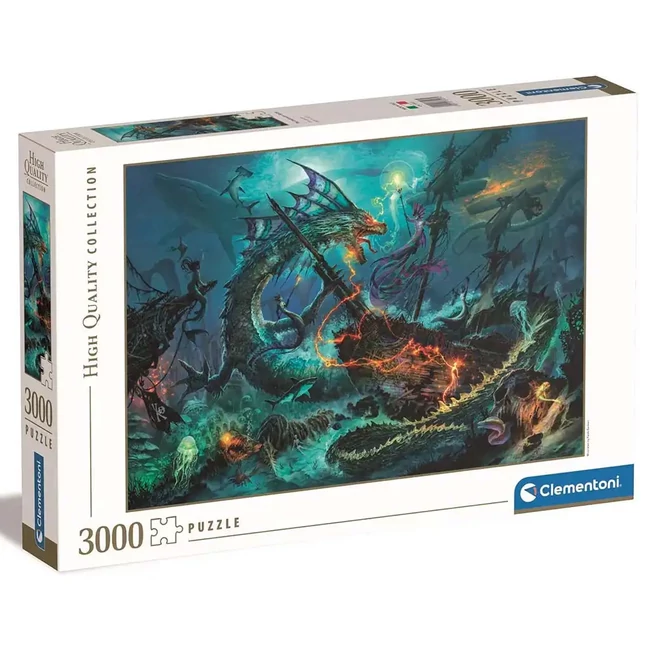 Clementoni: Víz alatti csata 3000 db-os puzzle – High Quality Collection