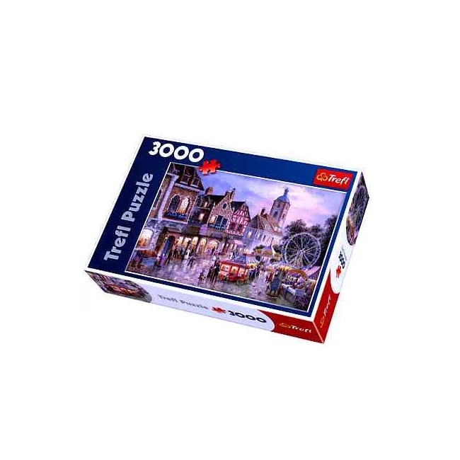 Kisvárosi boldog emlék puzzle 3000 db-os – Trefl