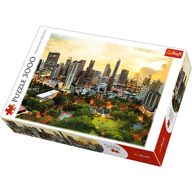 Naplemente Bangkokban 3000 db-os prémium puzzle – Trefl