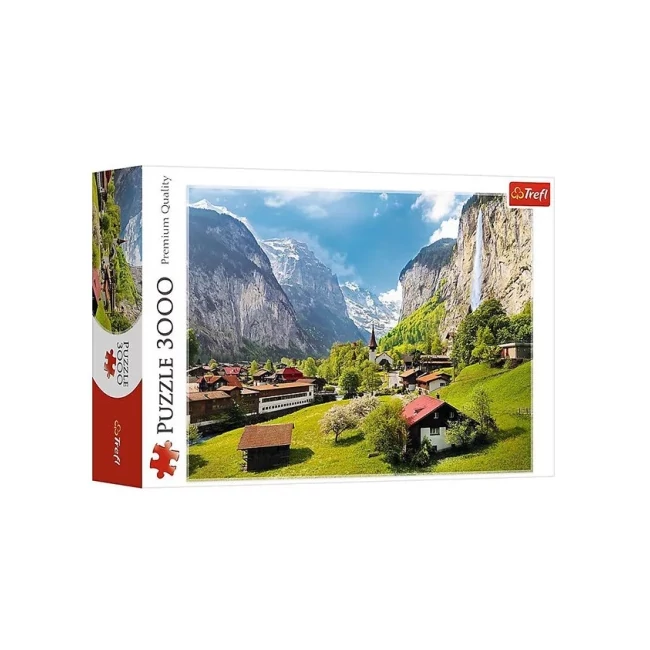 Lauterbrunnen, Svájc 3000 db-os puzzle – Trefl