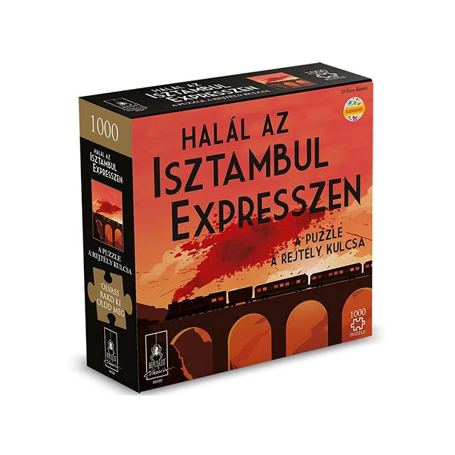 Halál az Isztambul expresszen puzzle rejtéllyel 1000 db