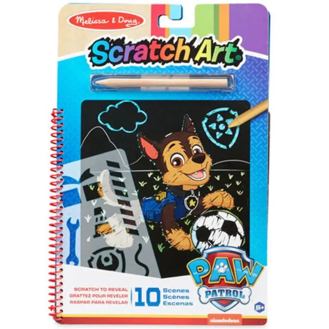 Melissa & Doug: Mancs őrjárat Chase képkarc kreatív játék