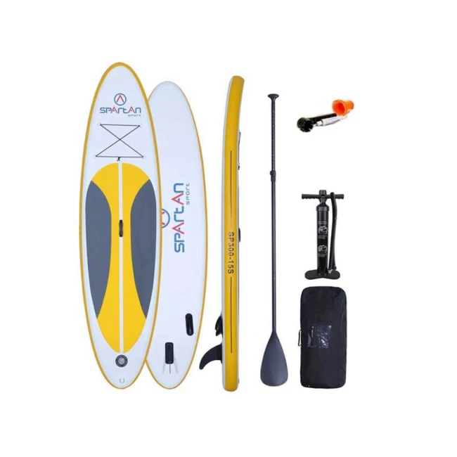Sárga-fekete SP-300 SUP Stand Up Paddle készlet 300 cm-es – Spartan