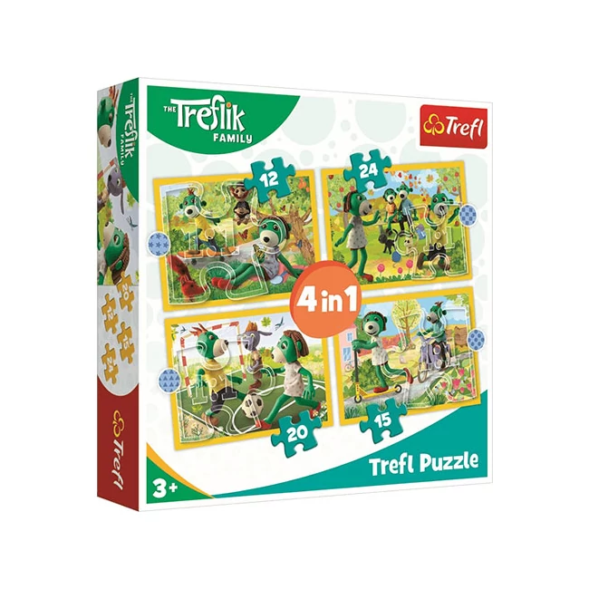 Treflik közös mulatsága 4 az 1-ben puzzle – Trefl