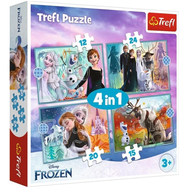 Jégvarázs 2. 4 az1-ben puzzle szett – Trefl