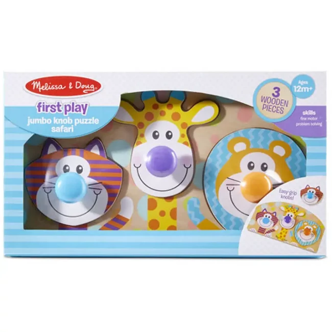 Szafari fa puzzle fogantyúval – Melissa & Doug