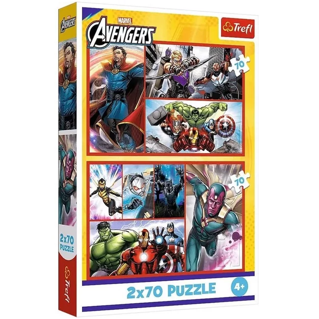 Avengers - Bosszúállók - 2 x 70 db-os puzzle - Trefl