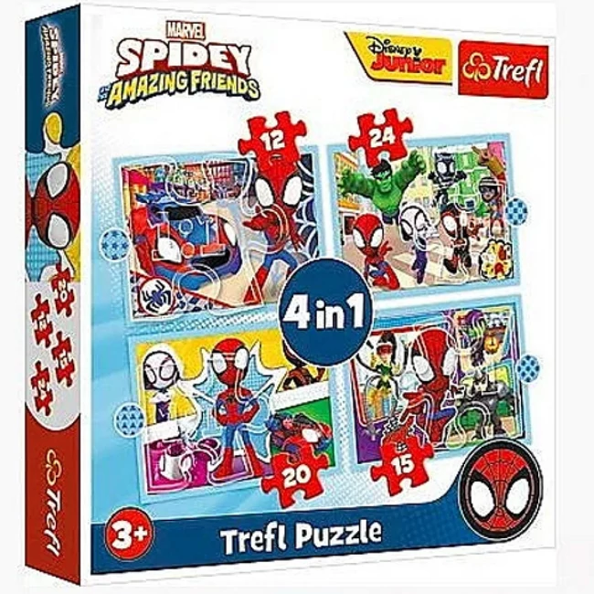 Póki és csodálatos barátai 4az1-ben puzzle szett – Trefl