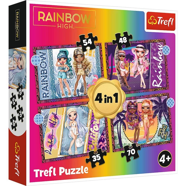Rainbow High 4 az 1-ben puzzle – Trefl