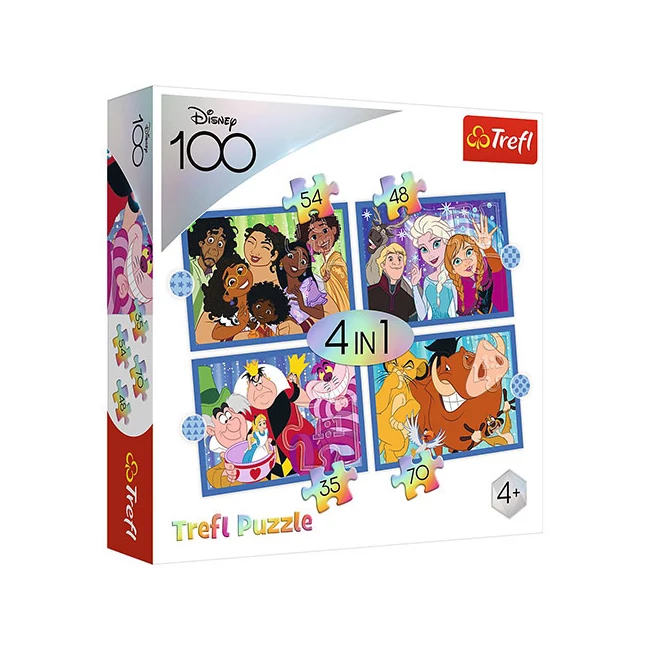 Boldog Disney családok 4az1-ben puzzle – Trefl