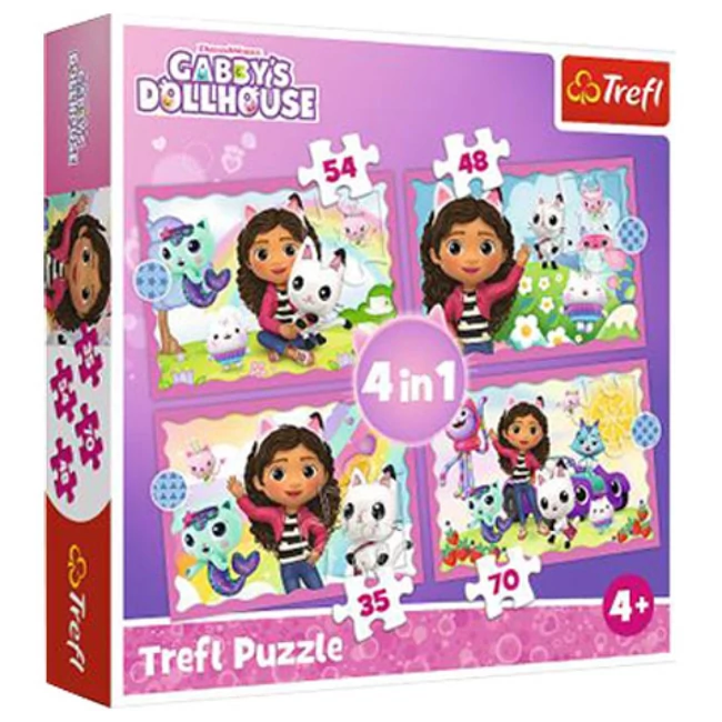 Gabi babaháza 4 az 1-ben puzzle – Trefl