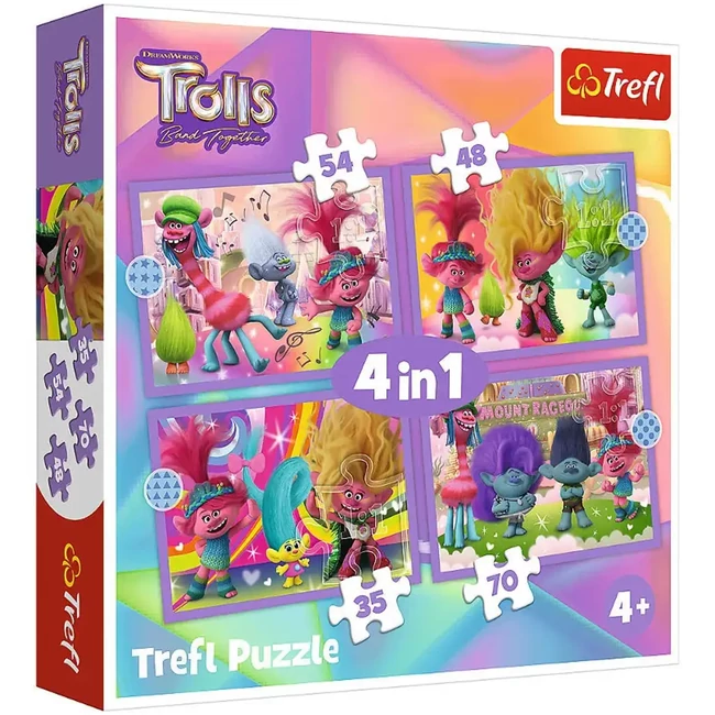 Trollok 3.: 4 az 1-ben puzzle szett – Trefl