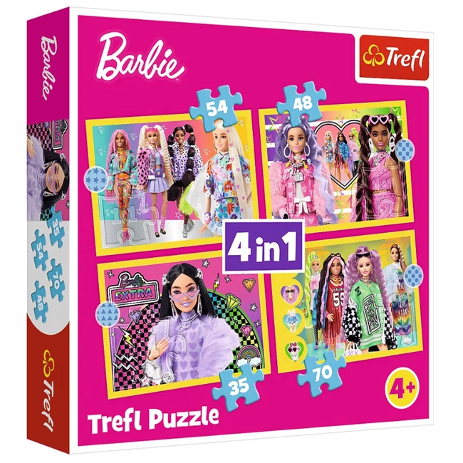 Barbie 4 az 1-ben puzzle – Trefl
