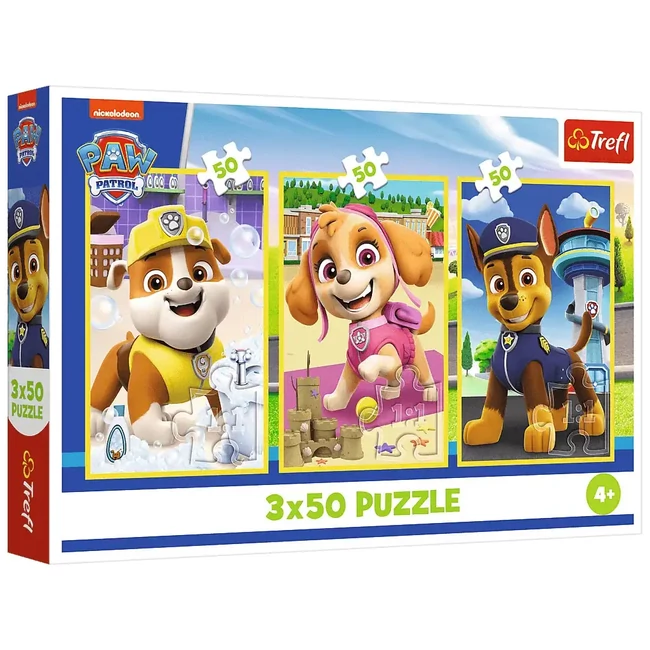 Mancs Őrjárat a mi kiskutyáink 3×50 db-os puzzle – Trefl