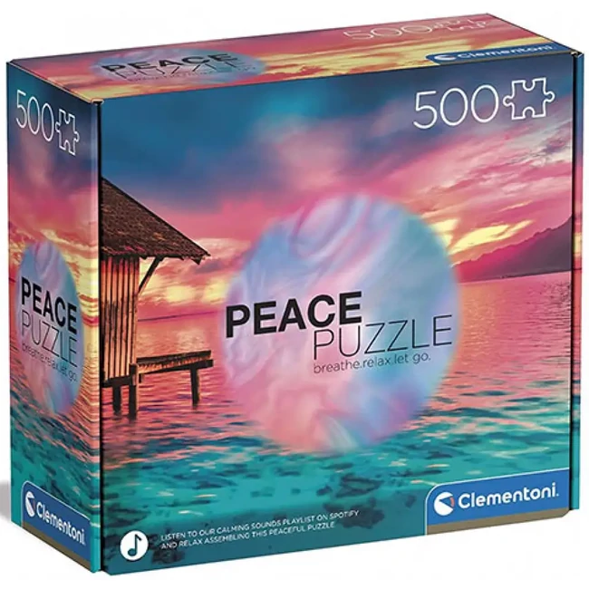 Peace Puzzle: Élj a mának 500 db-os puzzle – Clementoni