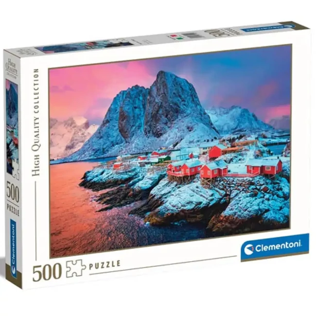 Hamnoy, Norvégia HQC puzzle 500 db-os – Clementoni