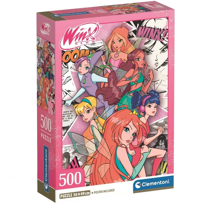 Winx club tündérei 500 db-os puzzle – Clementoni