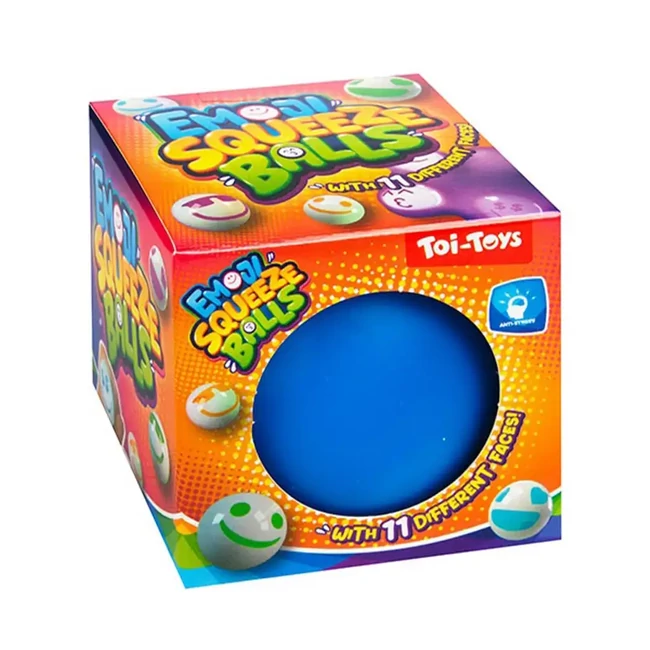 Emojis meglepetés stresszlabda 6 cm 1 db