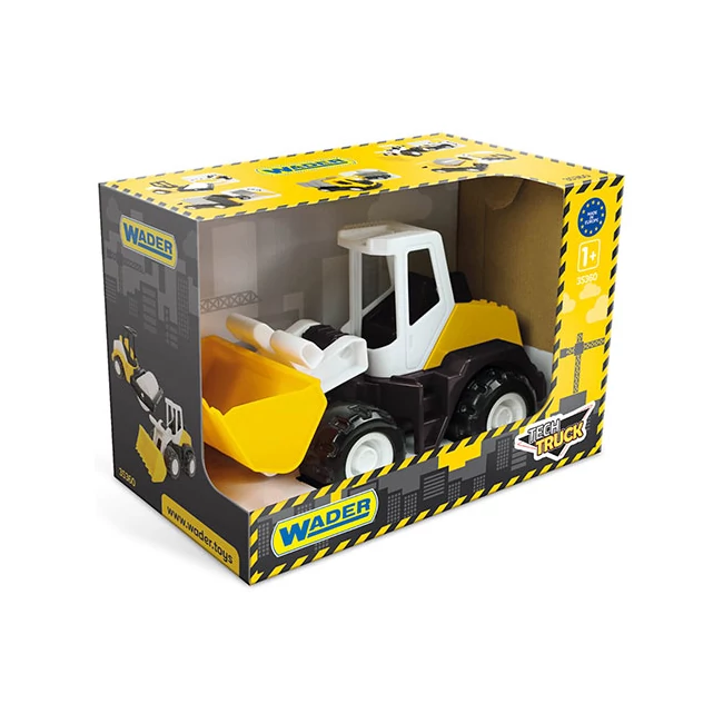 Tech Truck homlokrakodós traktor dobozban 27 cm – Wader