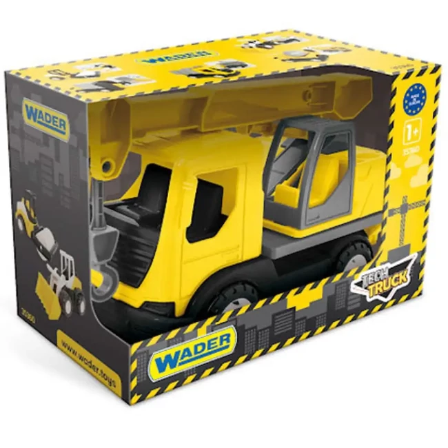 Tech Truck Darus teherautó dobozban 26 cm – Wader