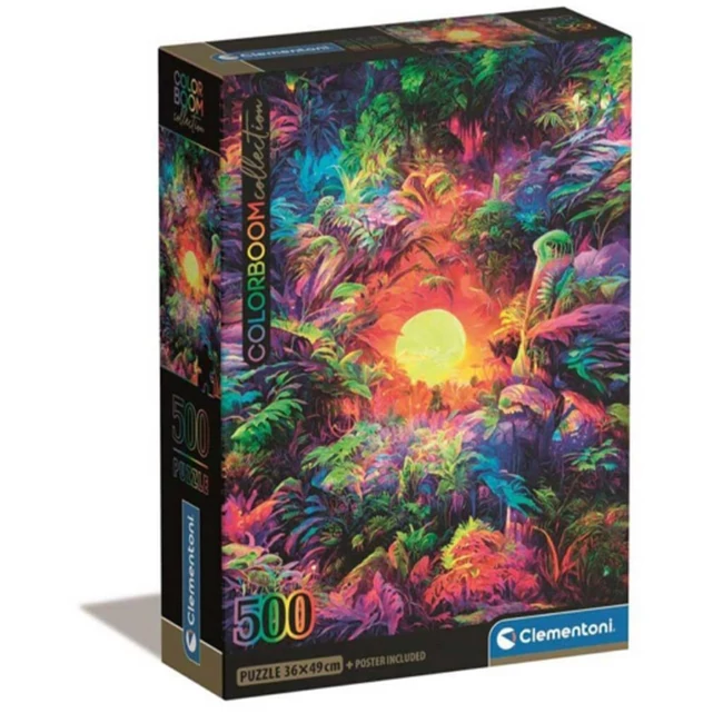 Colorboom Collection: Pszichedelikus 500 db-os Compact puzzle – Clementoni