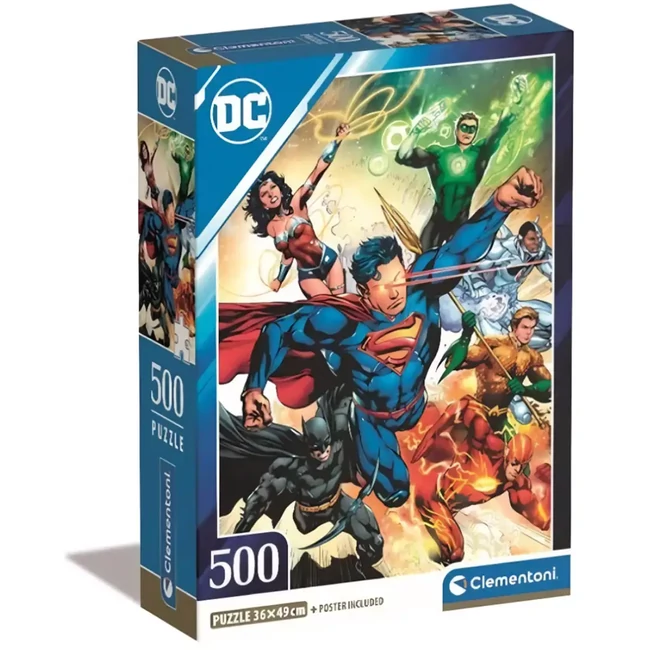 High Quality Collection – DC Comic 500 db-os puzzle – Clementoni