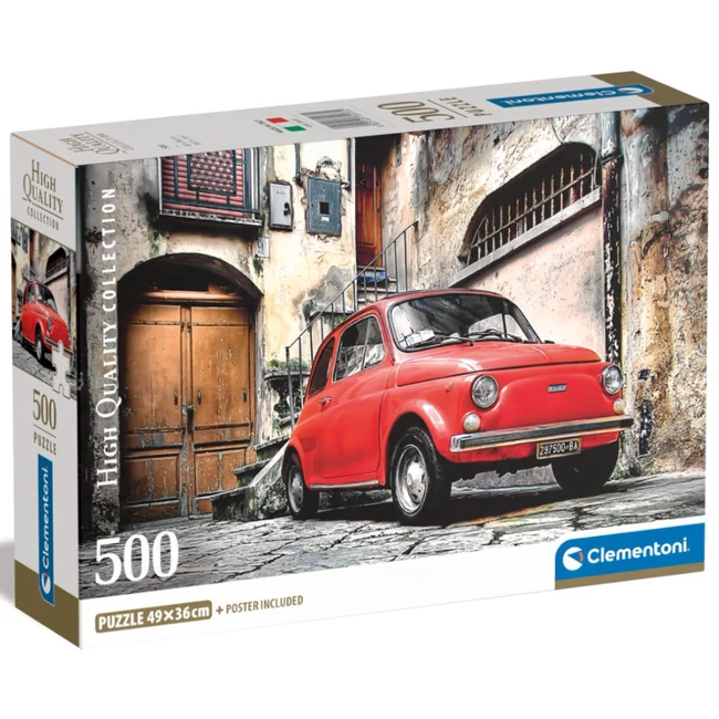 HQC Fiat 500 500 db-os puzzle – Clementoni