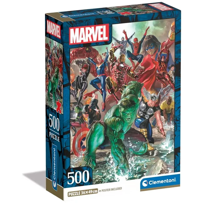 Marvel hősök harca 500 db-os puzzle – Clementoni