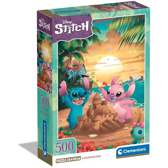 Disney Stitch 500 db-os puzzle – Clementoni