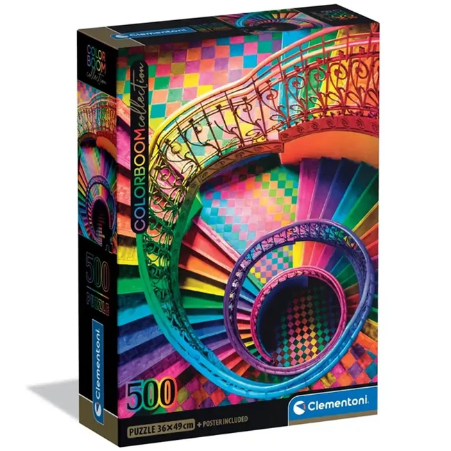 Colorboom Collection: Színes lépcsők 500 db-os puzzle – Clementoni