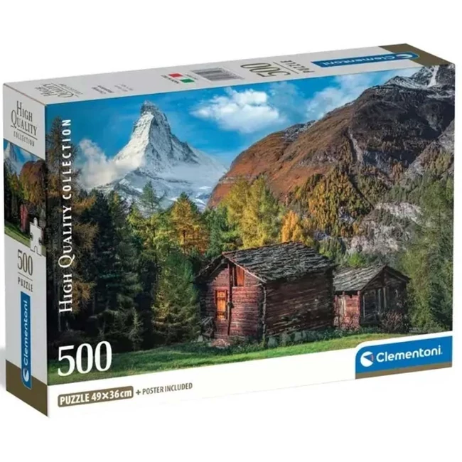 Bájos Matterhorn HQC 500 darabos puzzle – Clementoni