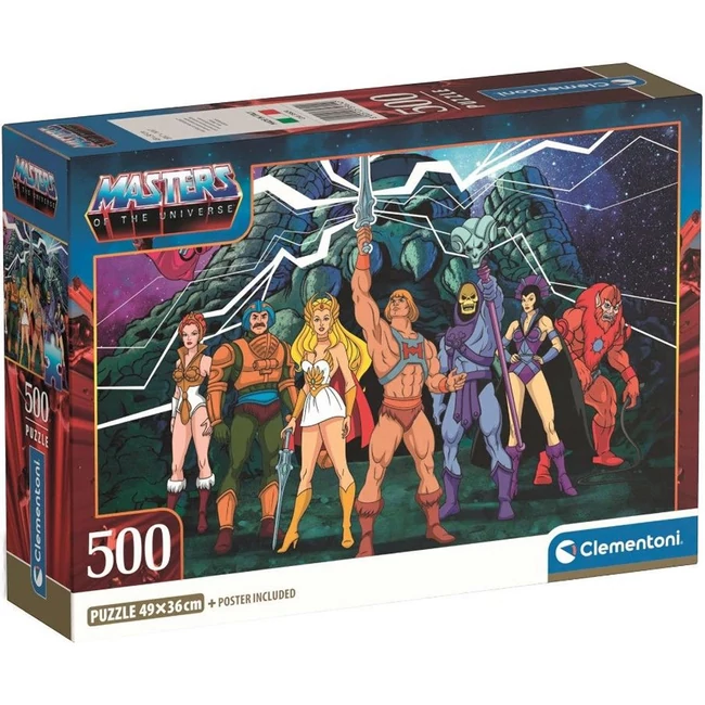 Masters of the Universe: Az univerzum védelmezői 500db-os compact puzzle - Clementoni