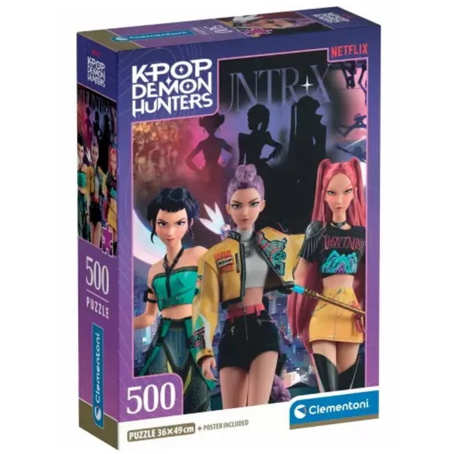 K-pop démonvadászok HunterX puzzle 500 db-os – Clementoni