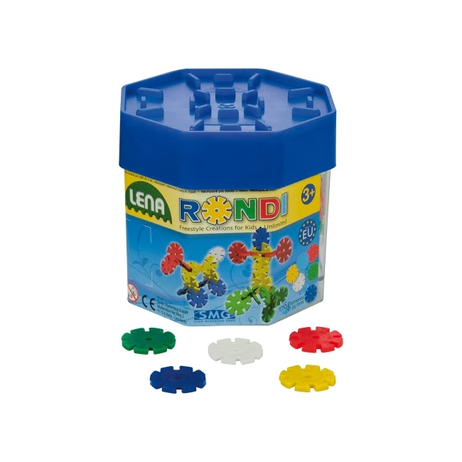 LENA: Rondi építő szett 25 mm-es 170 db-os