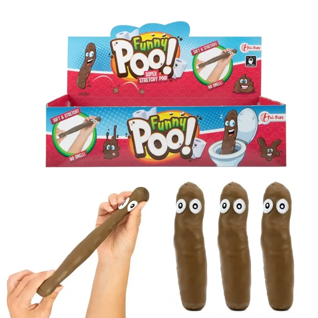 FunnyPoo, a mókás nyújtható kaki figura 1 db