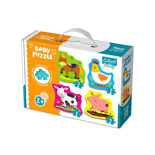 Kisállatok a farmon bébi puzzle szett – Trefl