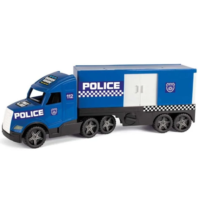 Magic Truck: Rendőrkamion fluoreszkáló lámpákkal 81 cm – Wader
