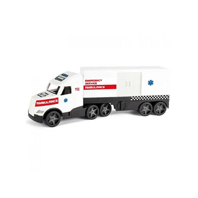 Magic Truck: Mentőkamion fluoreszkáló lámpákkal 81 cm – Wader