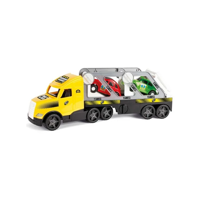 Magic Truck: Autószállító kamion fluoreszkáló lámpákkal 81 cm – Wader