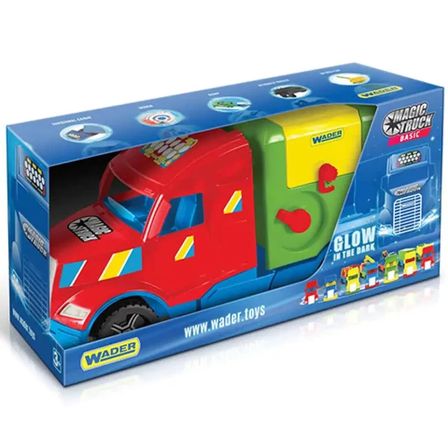 Magic Truck: Kukásautó fluoreszkáló lámpákkal 60 cm – Wader