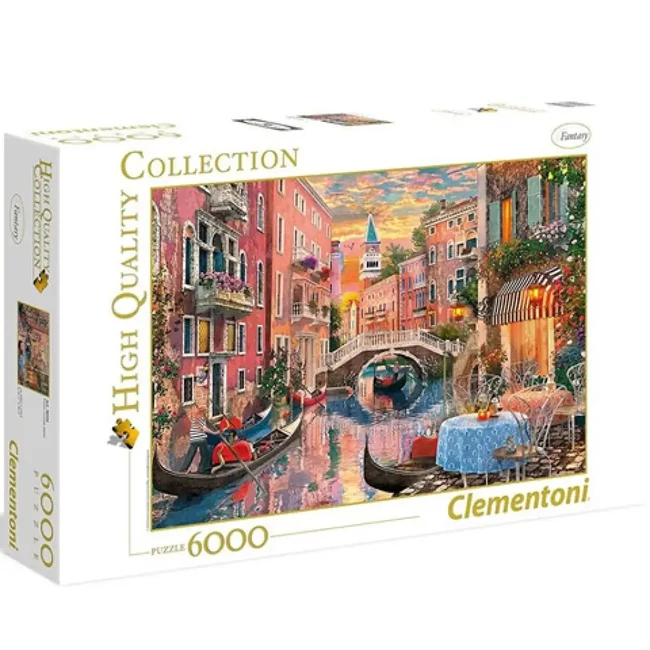 Naplemente Velencében HQC 6000 db-os puzzle – Clementoni