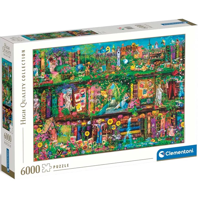 Kerti polc 6000 db-os HQC puzzle – Clementoni