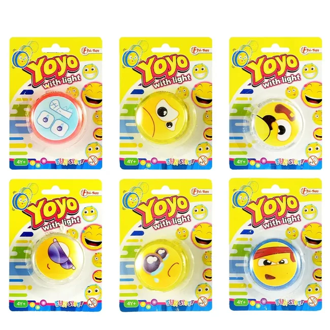 Világítós Emojis Yoyo többféle változatban 1 db