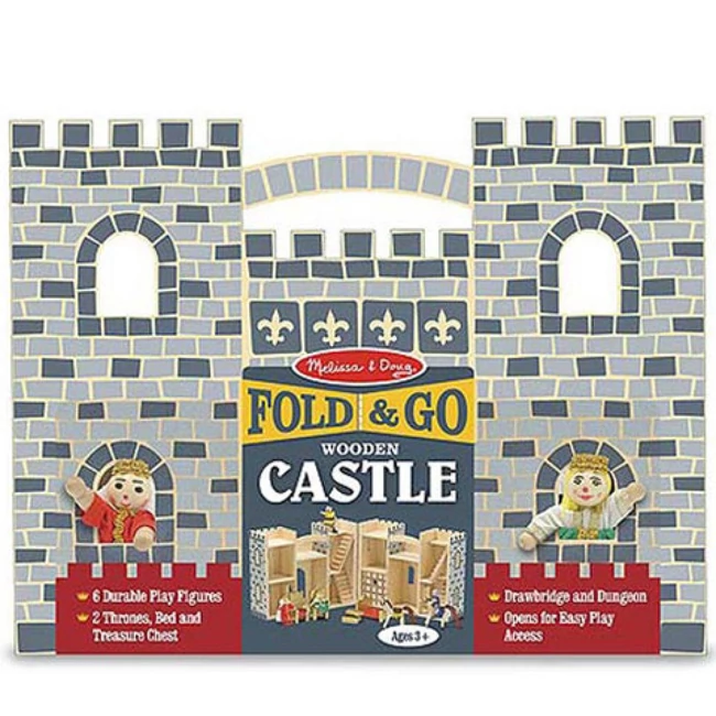 Királyfi szétnyitható fa kastély – Melissa &amp; Doug