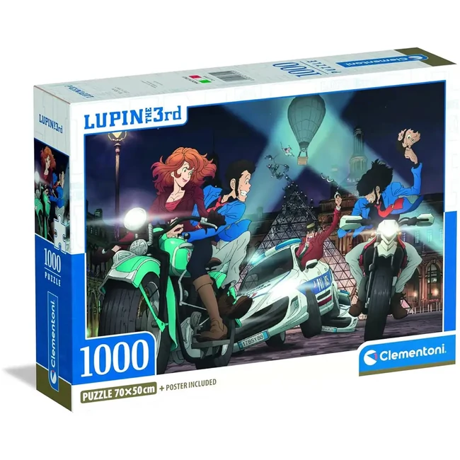 Lupin the 3rd – Párizsi üldözés 1000 db-os puzzle – Clementoni