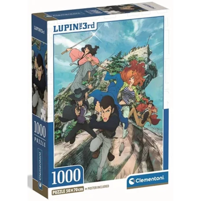 Lupin the 3rd 1000 darabos puzzle – Clementoni