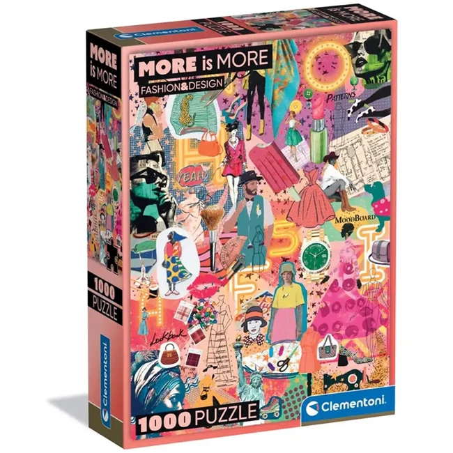 More is More: Divat és dizájn HQC 1000 db-os puzzle – Clementoni