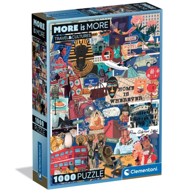 More is More: Utazás és kultúra 1000 db-os puzzle – Clementoni